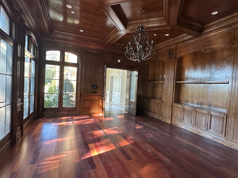Executive Library at Luxury Pasadena Estate Rental